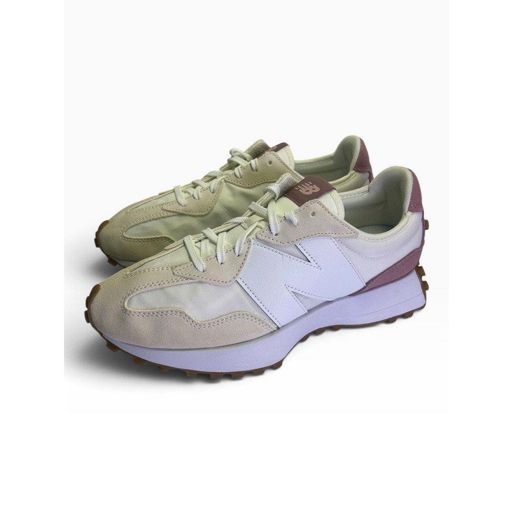 New Balance 327 Womens Size 10 Casual Sneakers Cream Beige Pink WS327FSR NEW